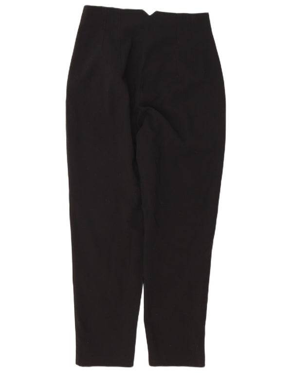 Pantaloni casual affusolati a vita alta da donna Zara medi W28 L27 neri