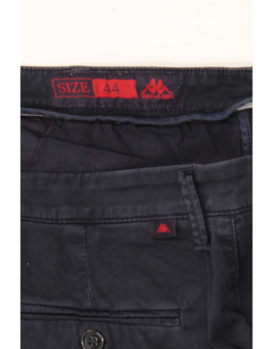 Pantaloncini chino Kappa da donna IT 44 medi W32 Blu Navy