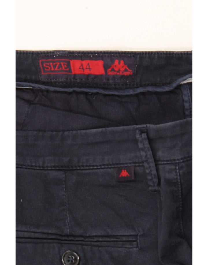 Pantaloncini chino Kappa da donna IT 44 medi W32 Blu Navy