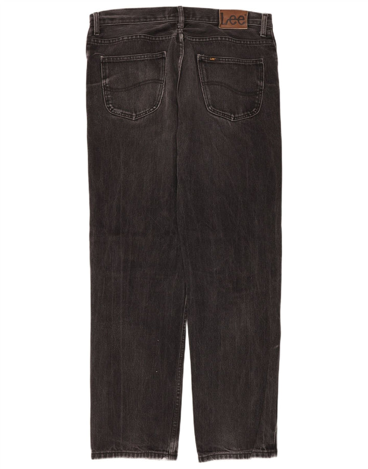 Jeans dritti Lee Brooklyn da uomo W36 L34 cotone nero