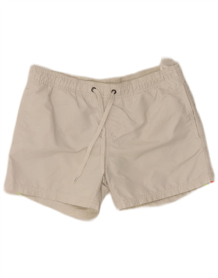 Pantaloncini da bagno con grafica SUNDEK per ragazzi 13-14 anni Colorblock bianco