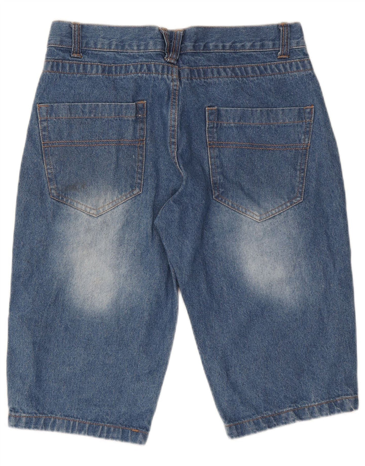 Pantaloncini di jeans da uomo Pierre Cardin piccoli W28 cotone blu