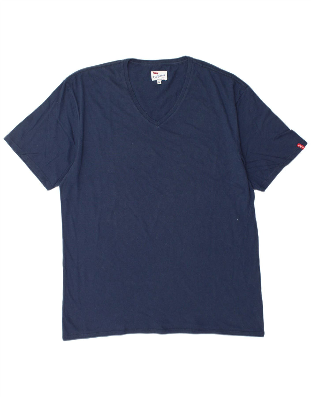 T-shirt da uomo LEVI'S Top 2XL cotone blu navy