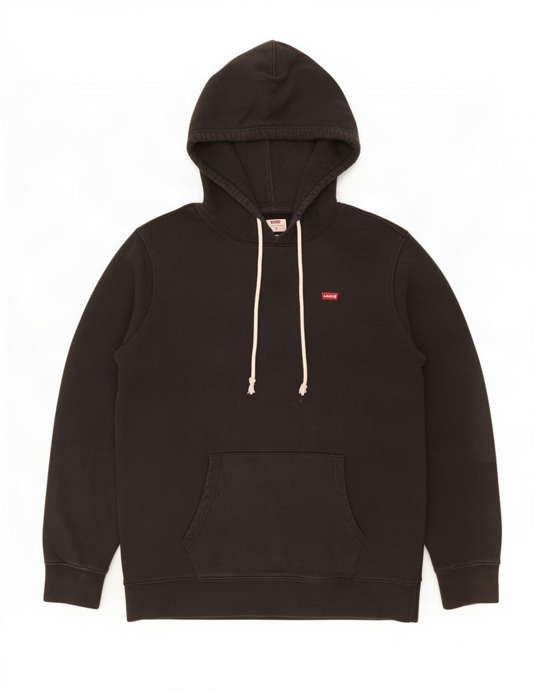 Maglione con cappuccio da uomo Levi's in cotone nero medio