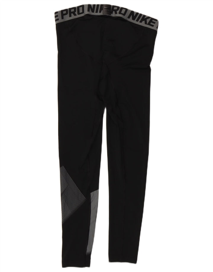 Leggings grafici Nike Dri Fit da uomo color block medio nero