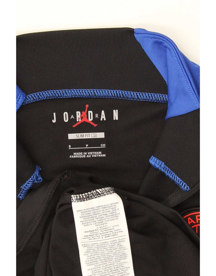 Top grafico a maniche lunghe Jordan da uomo slim fit piccolo nero