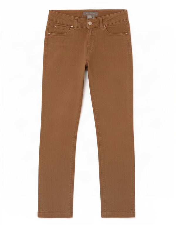 Jeans dritti da donna Zara EU 34 2XS W24 L27 Cotone beige