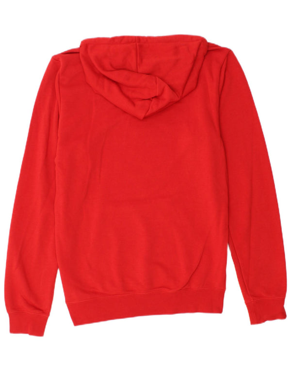 Felpa con cappuccio grafica Adidas FC Bayern Munchen da uomo XS in cotone rosso