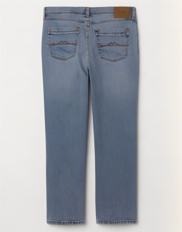 Jeans dritti da uomo Mustang W38 L31 Blu