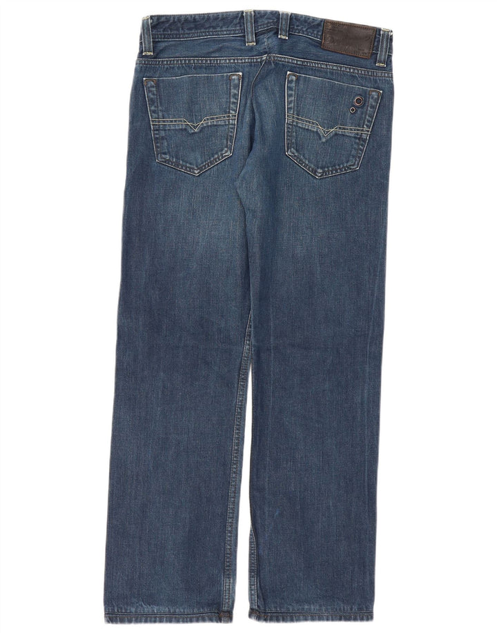 Jeans da donna Diesel Viking Back Straight W32 L30 cotone blu