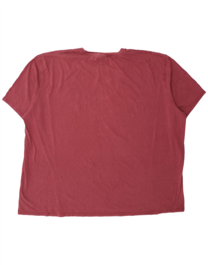T-shirt grafica da uomo WEIRD FISH Top 4XL cotone rosso