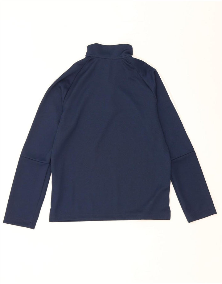 Top della tuta pullover Climalite da ragazzo ADIDAS 11-12 anni blu navy