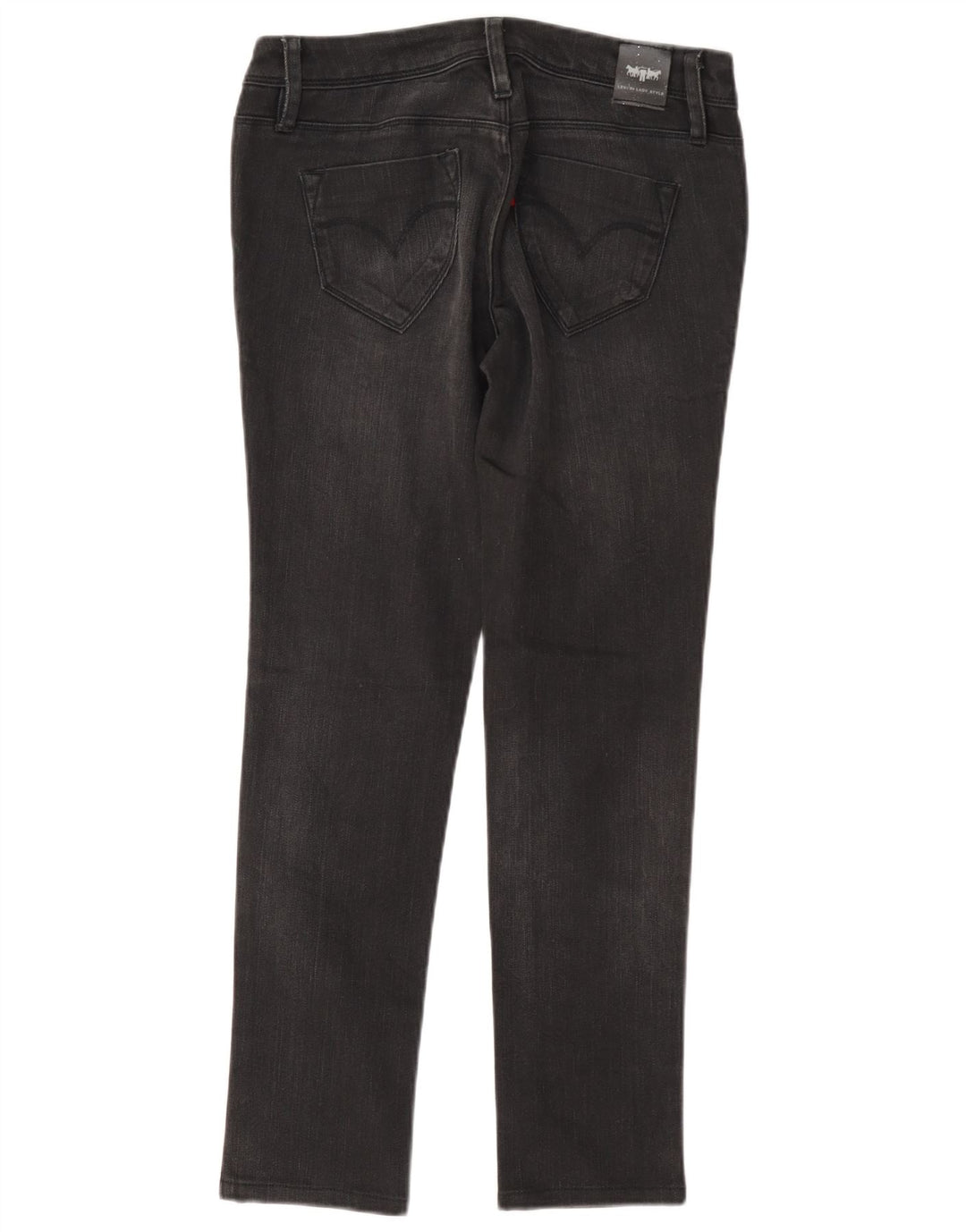 Jeans slim a vita bassa da donna Levi's W27 L27 cotone grigio