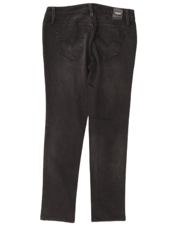 Jeans slim a vita bassa da donna Levi's W27 L27 cotone grigio