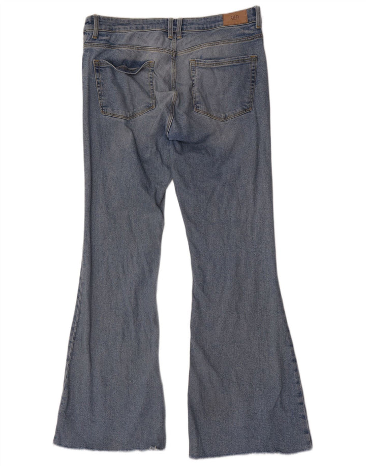 Jeans svasati da donna Zara EU 42 Large W32 L34 Blu
