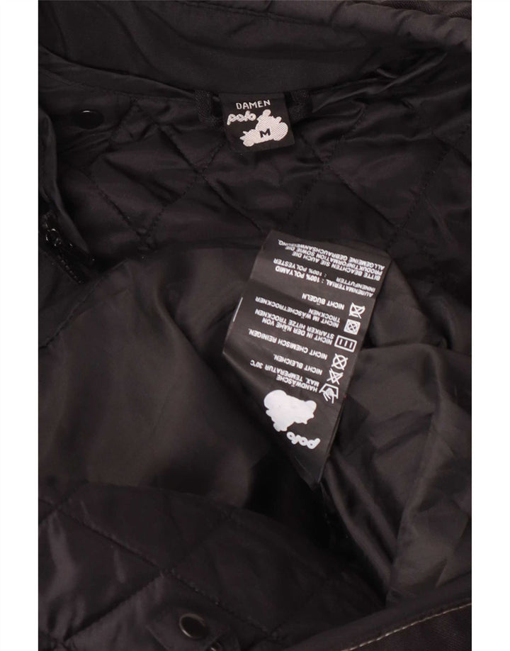 Giacca da motociclista da donna POLO UK 14 Medium Black Colourblock