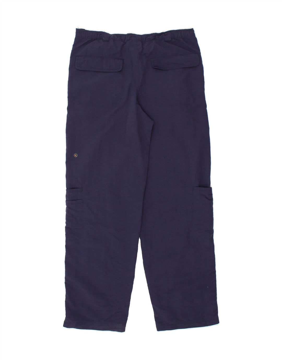 ADIDAS Mens Straight Cargo Trousers W28 L30 Navy Blue Polyamide Vintage Adidas and Second-Hand Adidas from Messina Hembry 