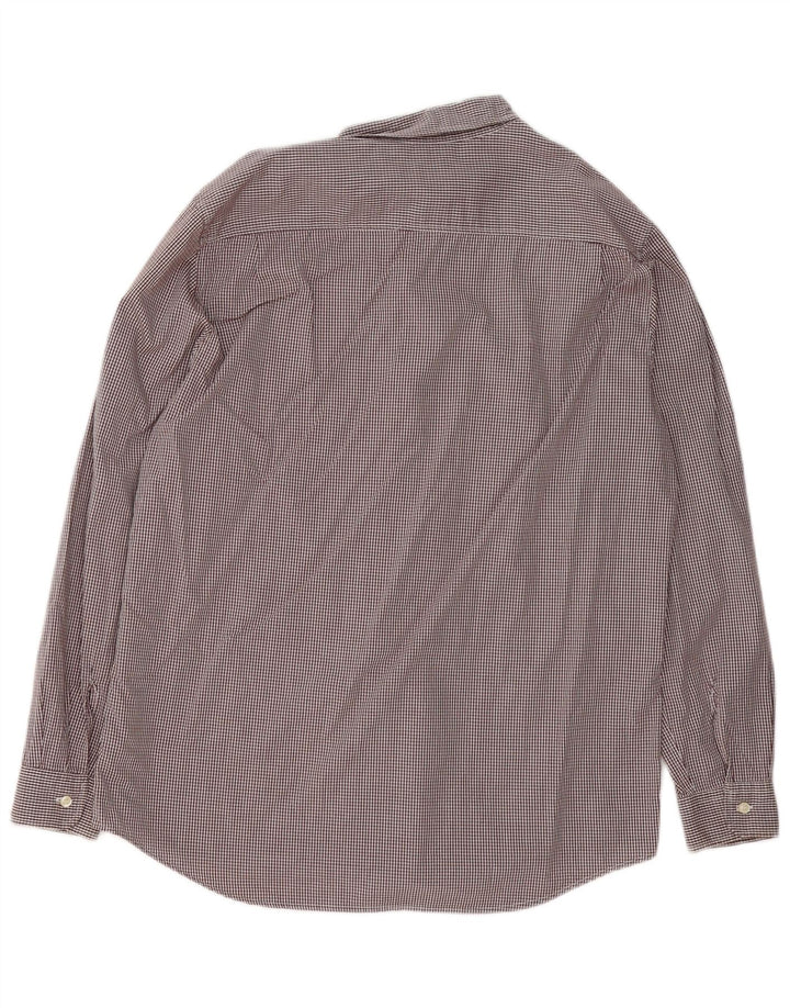 Camicia da donna Benetton UK 16 Large Marrone a quadretti