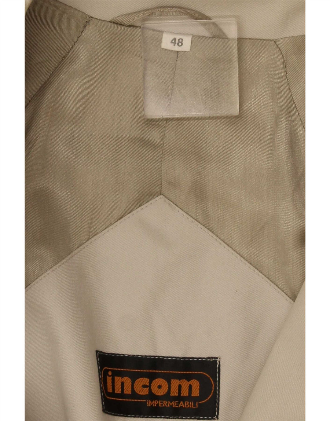 Trench Doppiopetto Uomo Incom IT 48 Grigio Medio