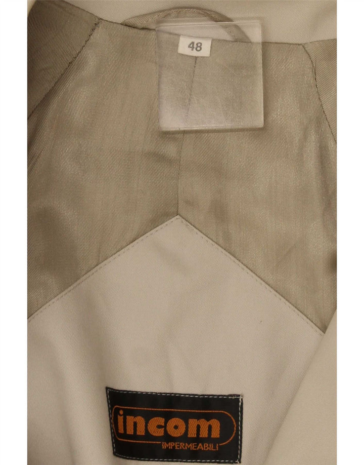Trench Doppiopetto Uomo Incom IT 48 Grigio Medio