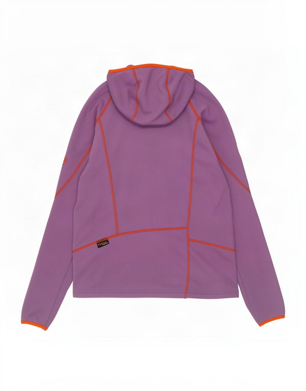 Maglione con cappuccio e zip da donna Jack Wolfskin UK 12/14 Viola medio