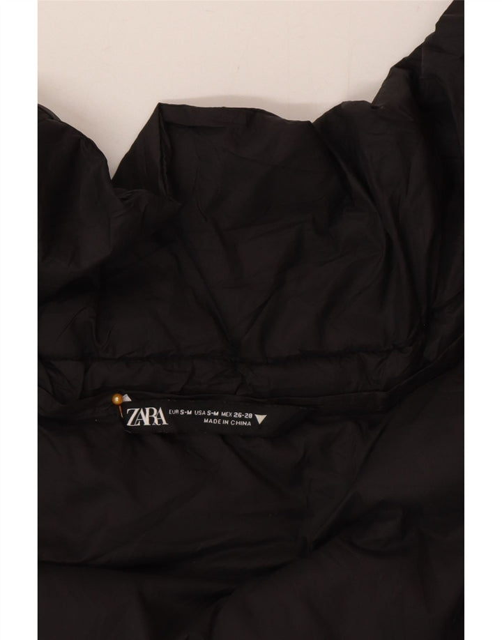 Gilet imbottito oversize da donna Zara UK 10 piccolo nero