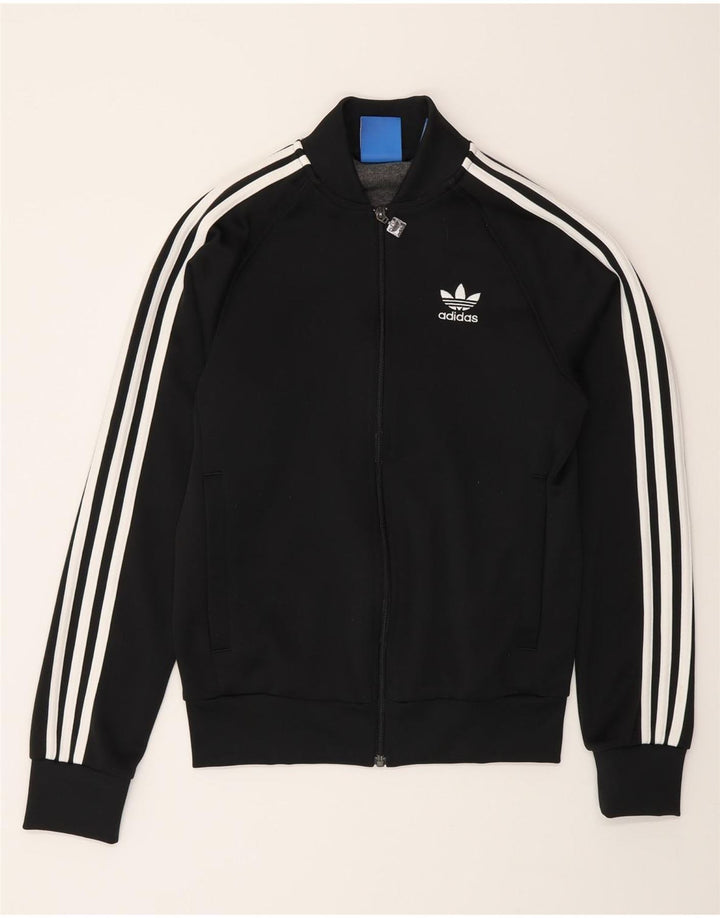 Giacca da tuta da donna Adidas UK 6 XS Nera