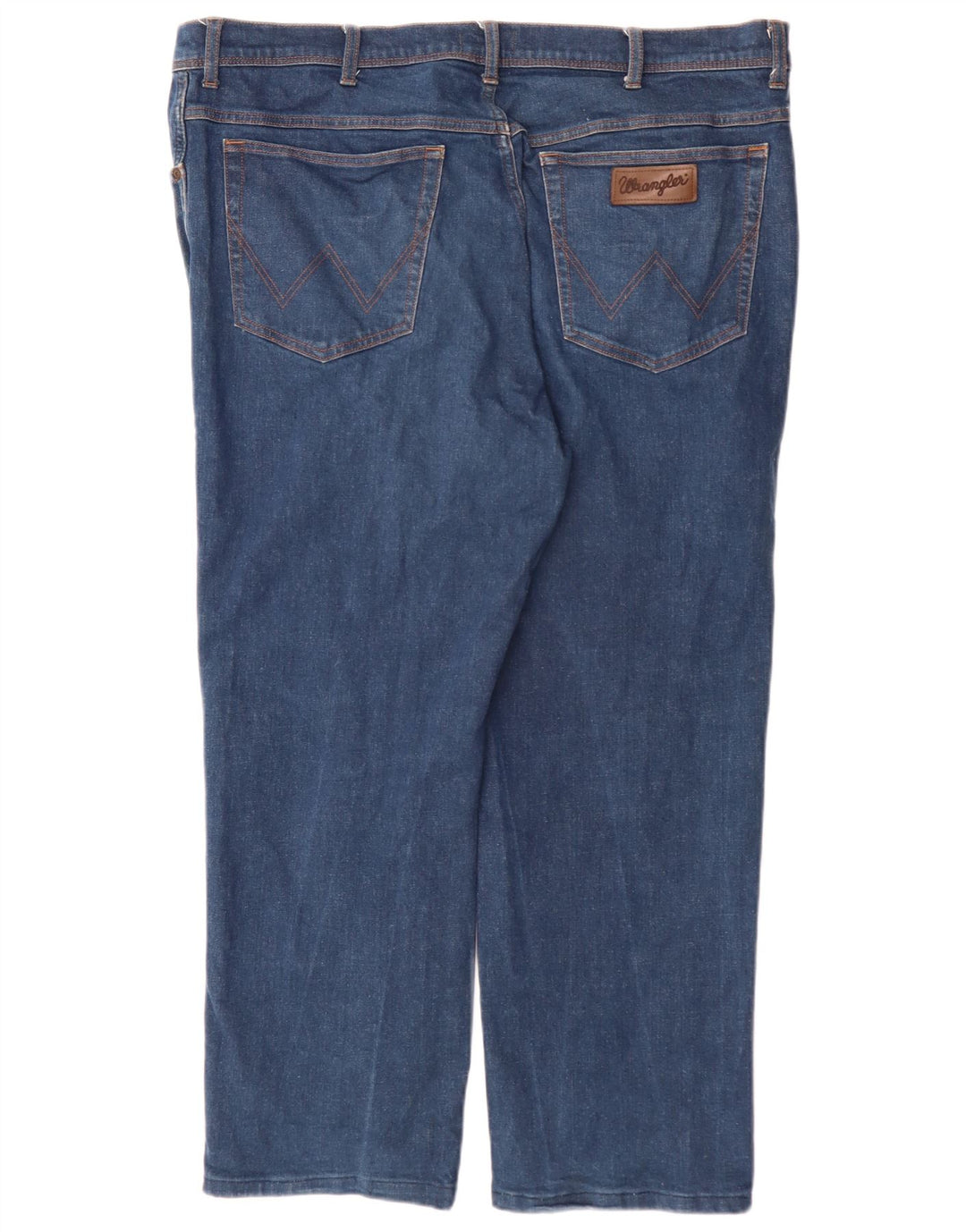 Jeans dritti da uomo Wrangler Texas W42 L30 cotone blu
