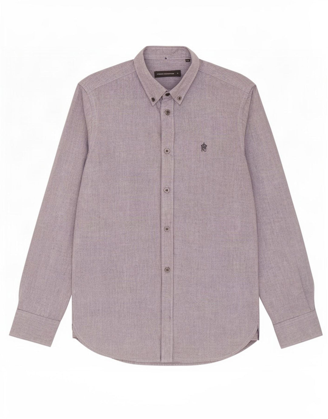 Camicia da uomo French Connection piccola in cotone grigio