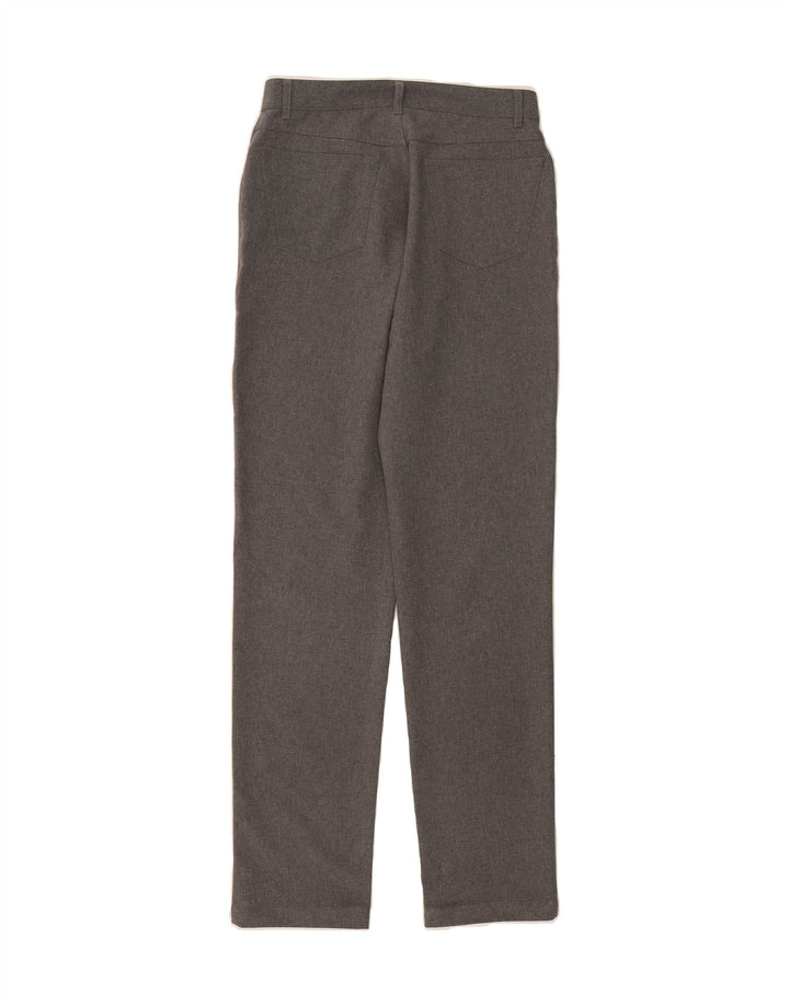 BENETTON Womens Slim Casual Trousers IT 44 Medium W28 L31 Grey Polyester Vintage Benetton and Second-Hand Benetton from Messina Hembry 