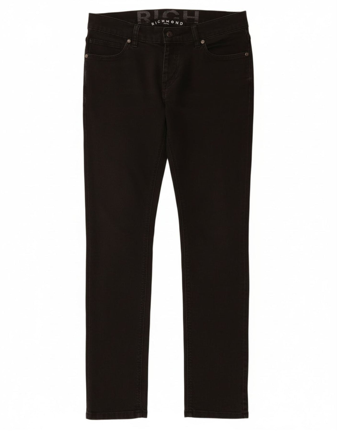 Jeans slim da donna Richmond W30 L32 cotone nero