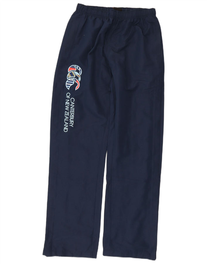 Pantaloni da tuta con grafica da uomo CANTERBURY piccoli in poliestere blu navy