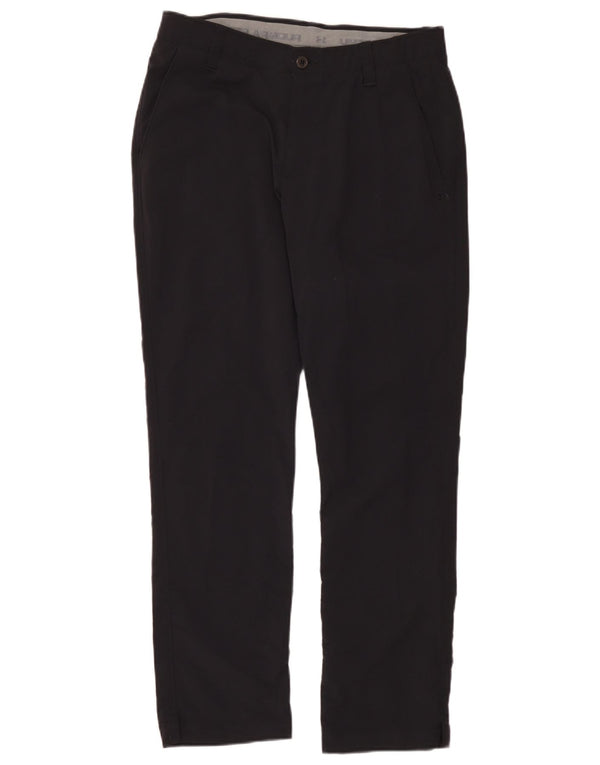 Pantaloni chino dritti da uomo Under Armour W34 L32 neri