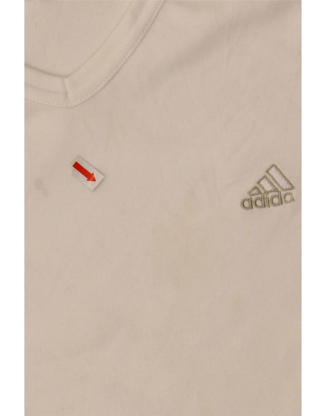T-shirt da donna ADIDAS Top UK 14 cotone bianco medio