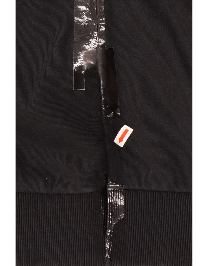 Diesel Felpa con grafica per ragazzi Maglione 15-16 anni in cotone nero