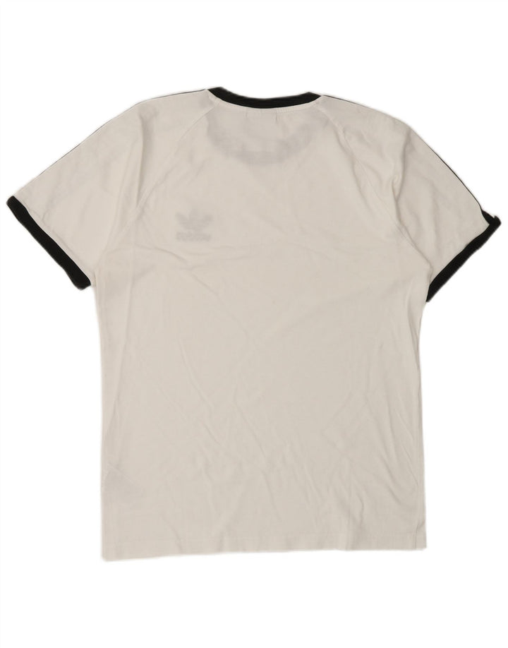 T-shirt da uomo ADIDAS Top XS in cotone bianco
