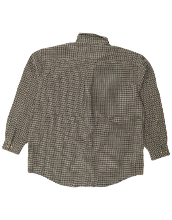 Camicia da uomo in flanella L.L.Bean XL poliestere a quadri verdi