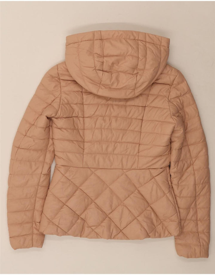 Giacca imbottita con cappuccio GUESS da donna UK 6 XS poliuretano rosa