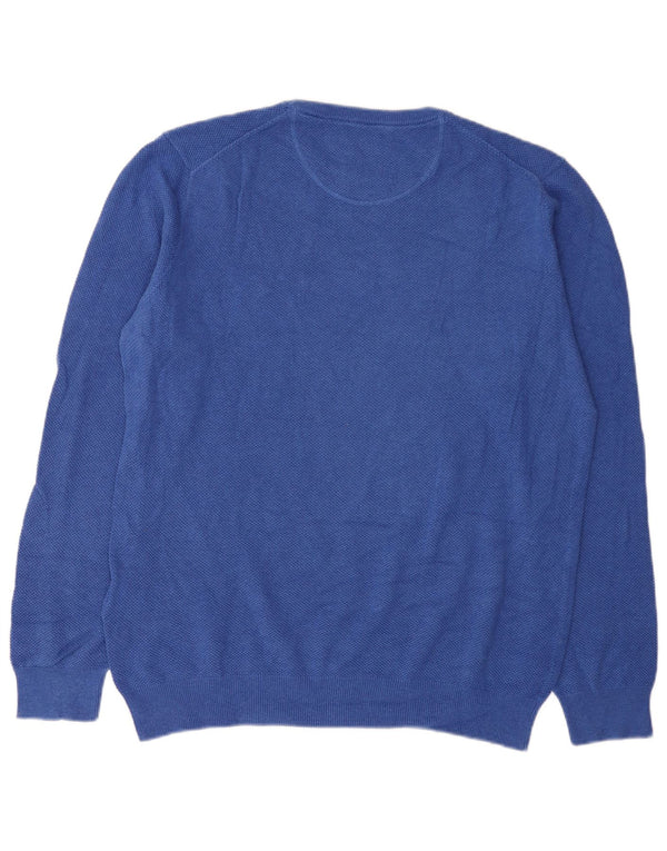 Maglione maglione girocollo da uomo Gant XL in cotone blu