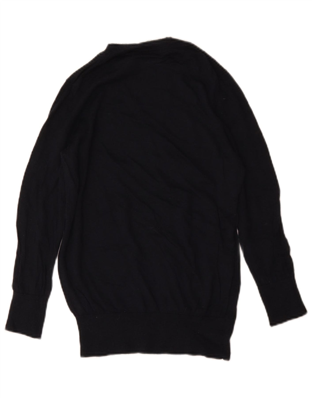 Maglione maglione girocollo da donna Gap UK 10 piccolo lana blu navy
