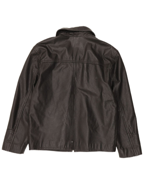 Giacca in pelle da uomo 4 You UK 38 Pelle nera media