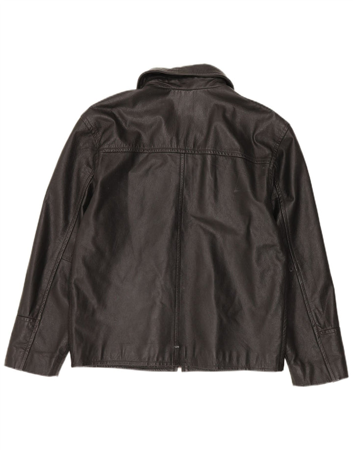 Giacca in pelle da uomo 4 You UK 38 Pelle nera media