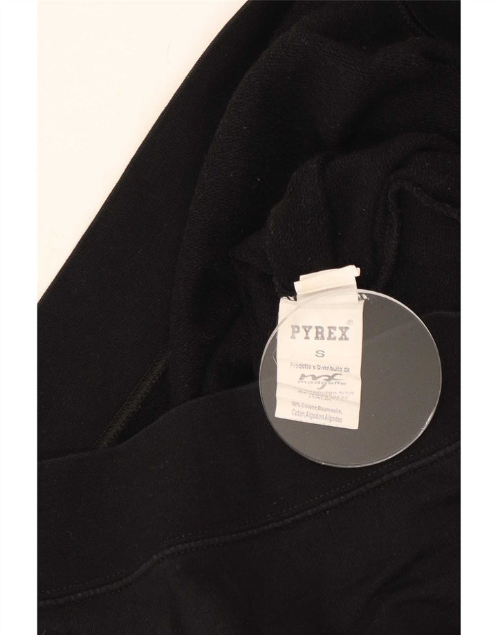 Pyrex Felpa grafica da uomo Maglione piccolo cotone nero