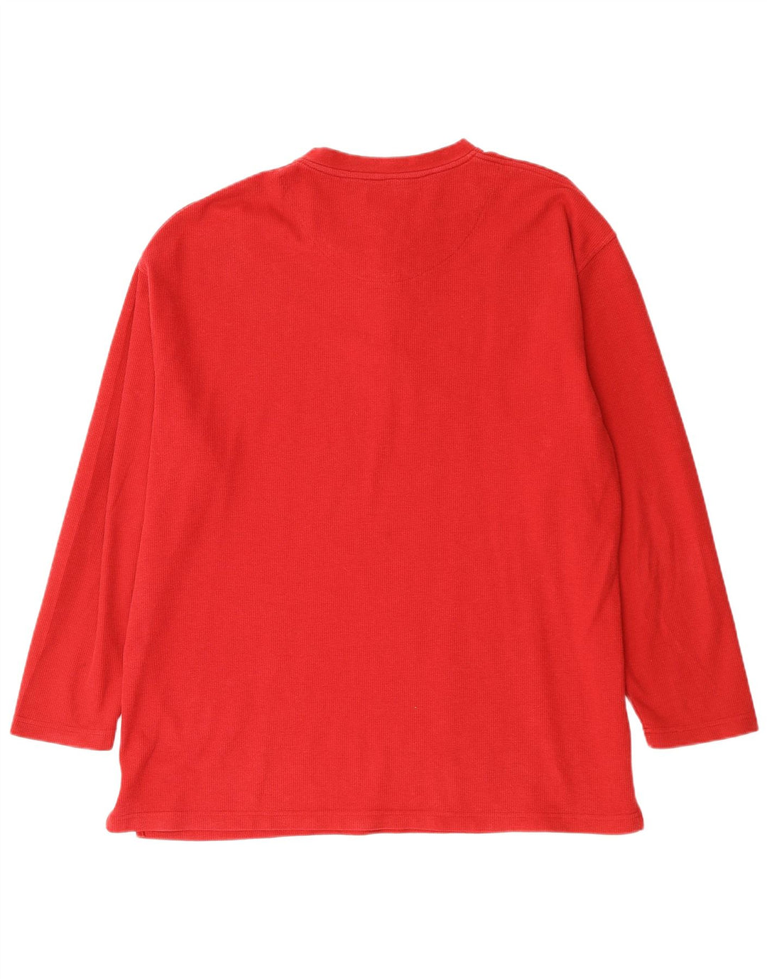 Top da notte da uomo IZOD a maniche lunghe XL in cotone rosso