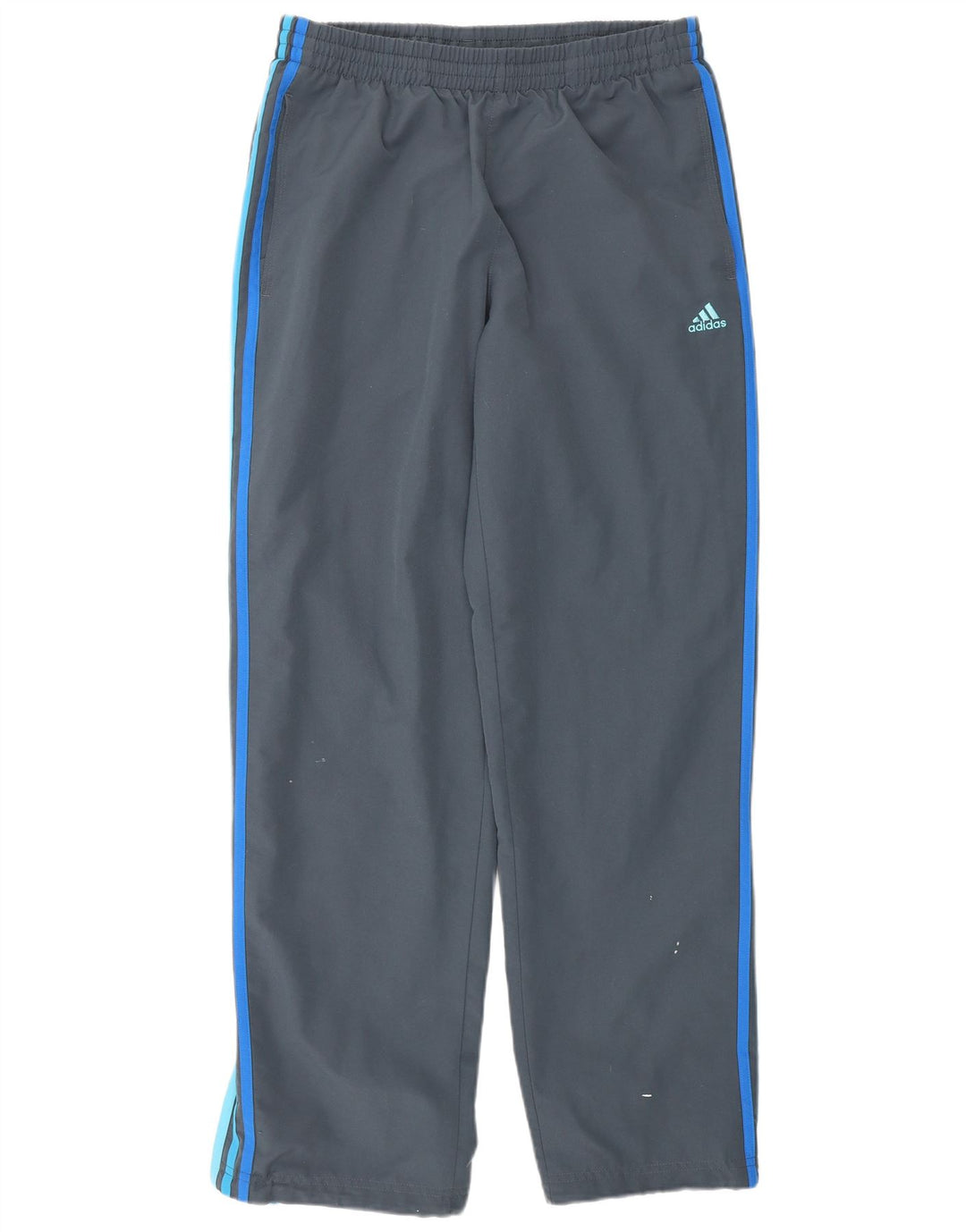 Pantaloni da tuta da uomo Adidas sportivi in poliestere grigio medio