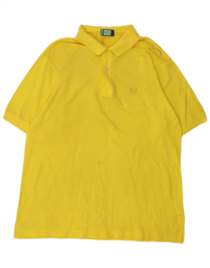 SERGIO TACCHINI Polo Uomo IT 52 Large Giallo Cotone