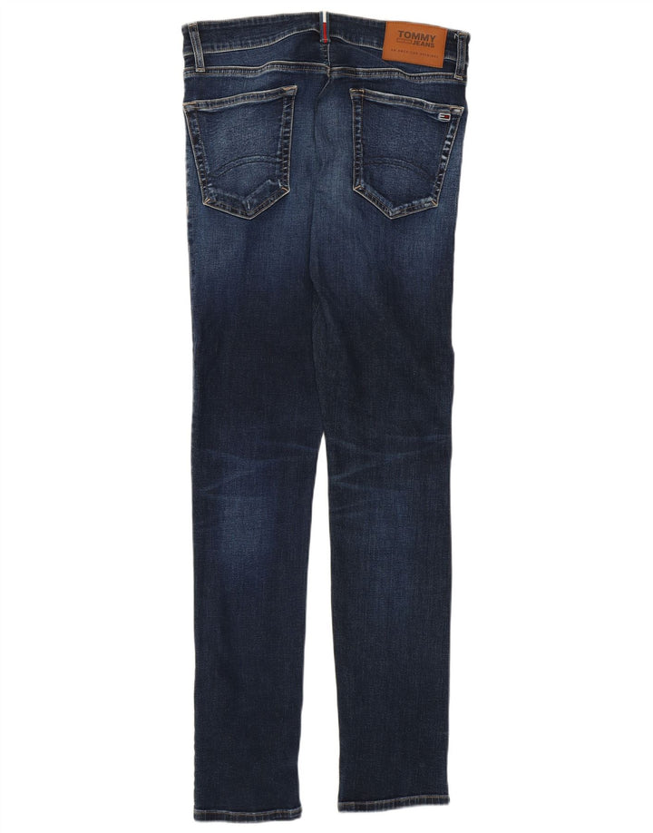 Jeans slim da donna Tommy Hilfiger W28 L32 cotone blu