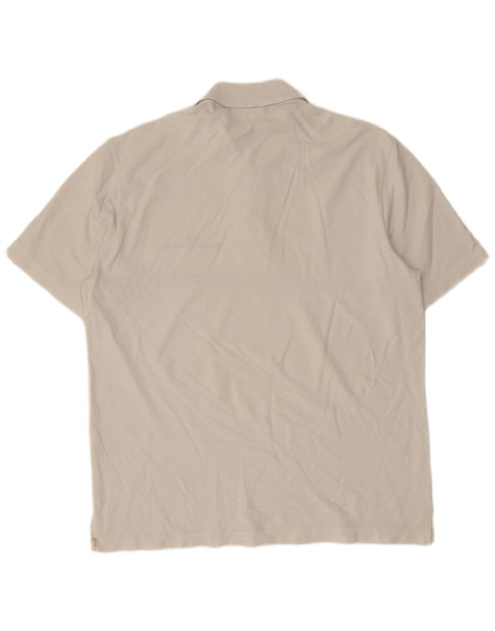 Polo Uomo Sergio Tacchini Maglia Grande in Cotone a Righe Bianche