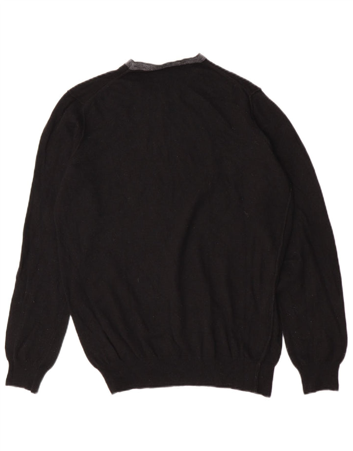 Maglione maglione girocollo da uomo Blauer nero medio