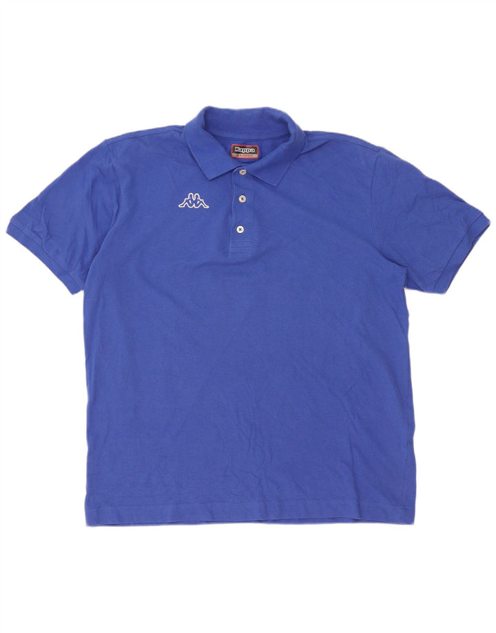 Polo Kappa Uomo XL Cotone Blu